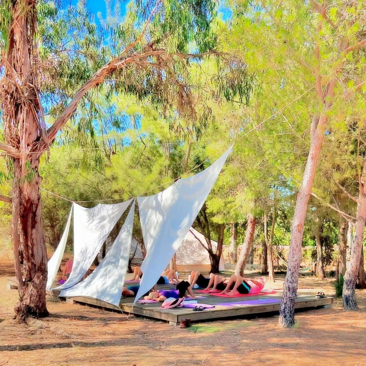 Glamping On Organic Yoga Farm With Natural Swimming Pool Near Beach Moncarapacho Εξωτερικό φωτογραφία